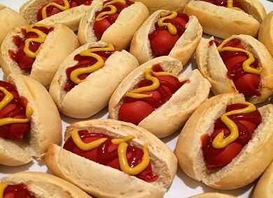 50 Mini Hot Dog